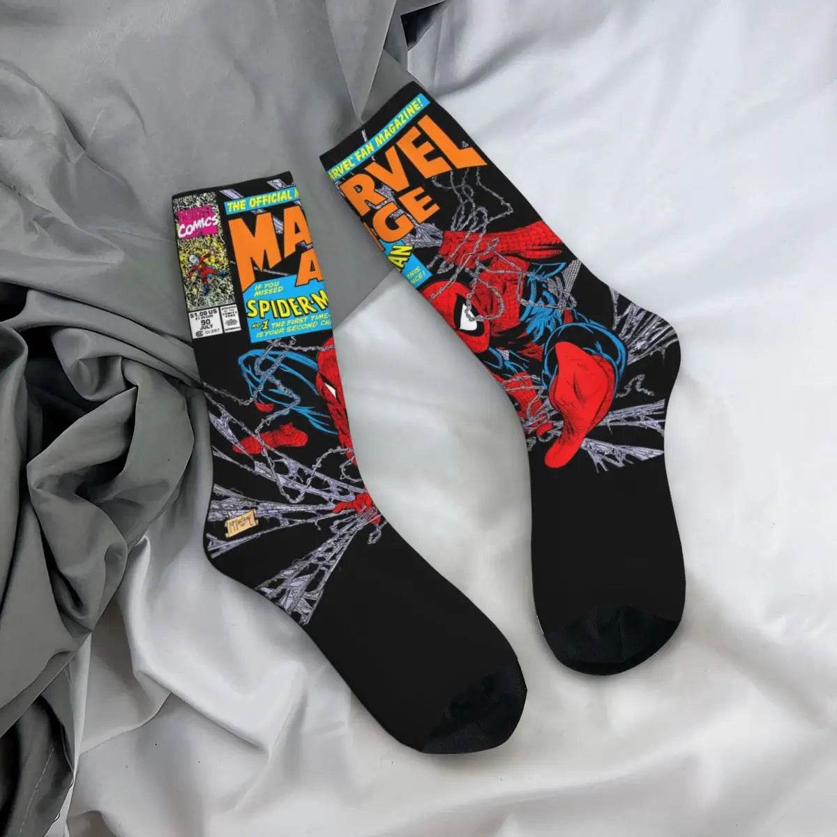 Chaussette Spiderman Bande Dessinée